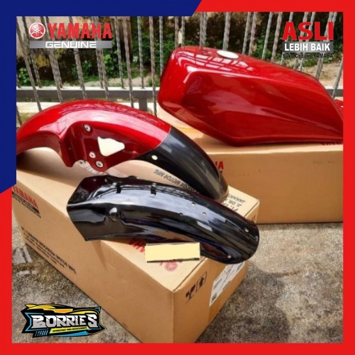 Body Bodi Set Rx king Polos Original Yamaha - set merah berkualitas