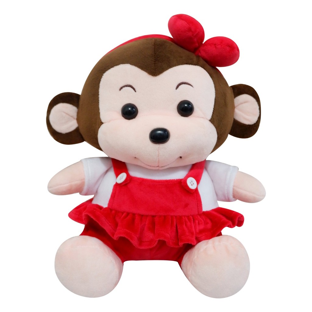 ISTANA BONEKA SIT Monyet Monkey CEWEK 30CM