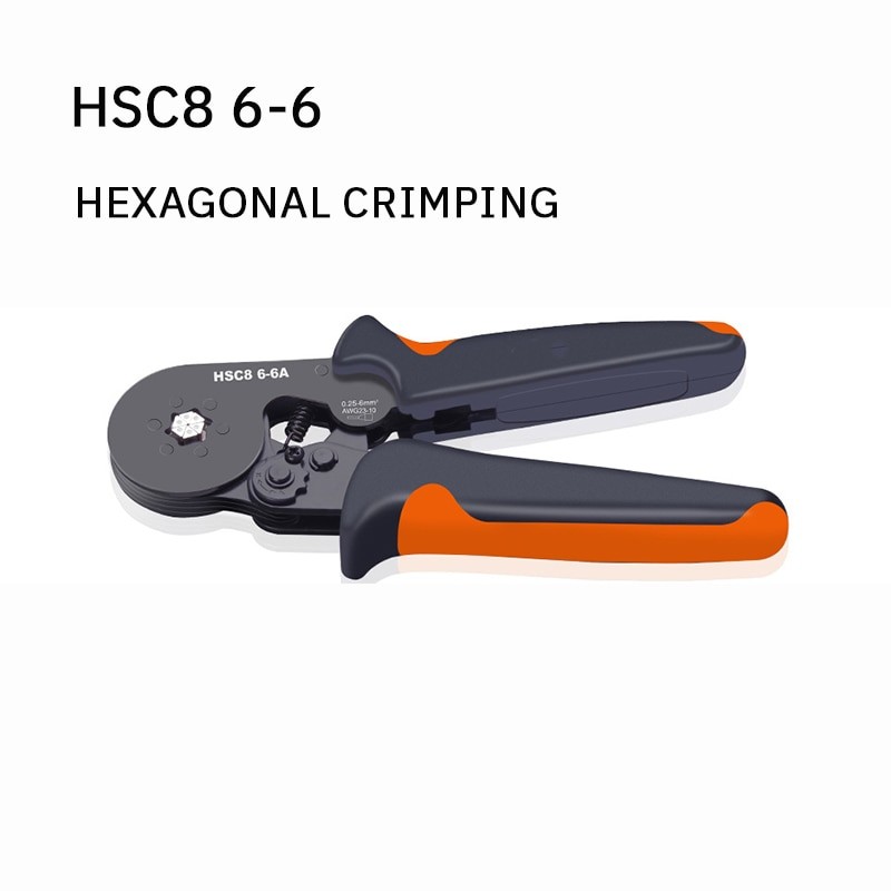HSC8 6 Crimping Pliers Mini Insulated Portable Self Adjusting Crimping Pliers Hardware Tools Termina