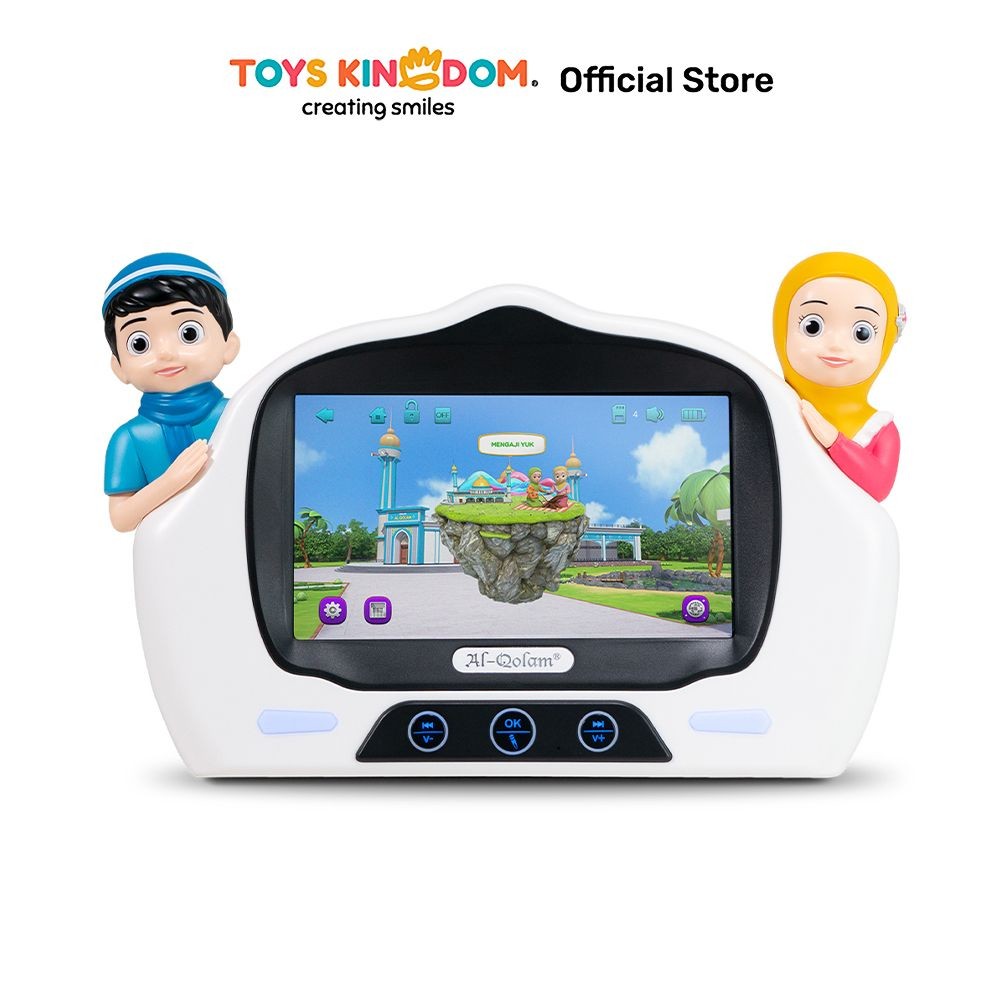 Toys Kingdom Al-Qolam Smart Hafiz V6 - Putih Toys Kids Gadget Bacaan Digital Anak Al Quran Pintar