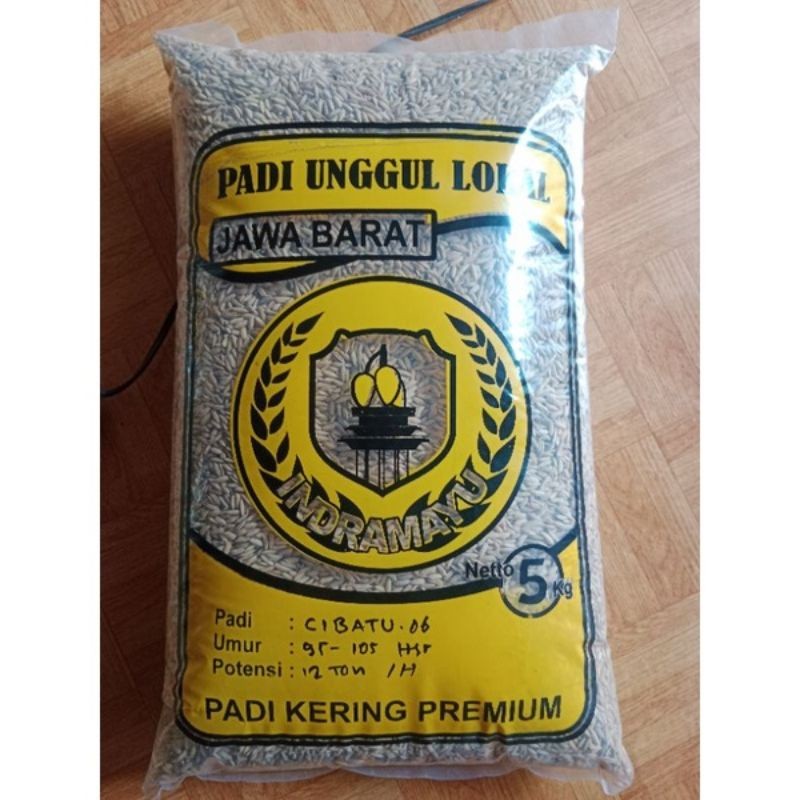 TC64F Benih bibit padi cibatu 06 kemasan 5kg