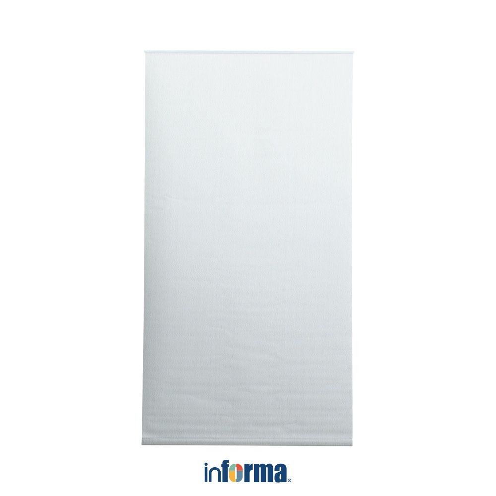 Informa 120x160 cm Tirai Roller Blind Textured - Abu-Abu Muda Jendela Curtain Aesthetic Roller Windo