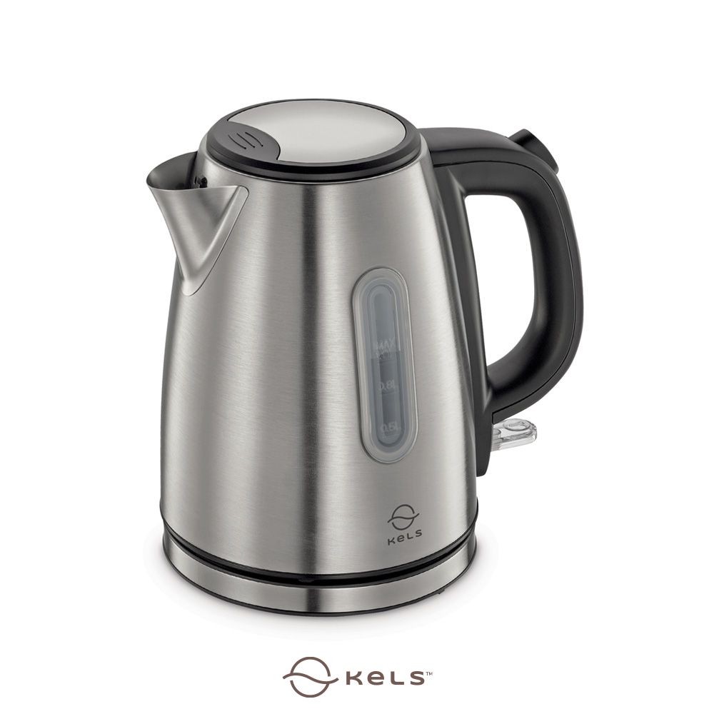 Kels Daxton Teko Listrik 1 Liter - Silver Ketel Listrik Pemanas Air Water Boiler Electric Kettle