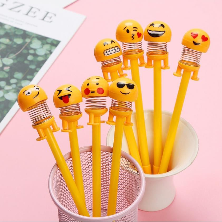 

⭐JOJU⭐ PULPEN GEL MOTIF PER EMOTICON LUCU IMUT / BOLPEN GEL KARAKTER / PULPEN EMOJI QQ158