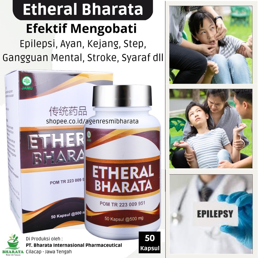 Obat Epilepsi Ayan Ampuh | Obat Kejang Ampuh | Etheral Bharata | Cordepro Bharata Original