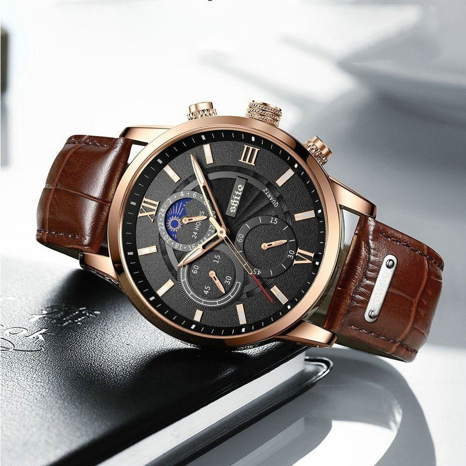 OLEVS Jam Tangan Wanita Original 5523 Anti Air Kecil Kulit Korea Casual luxury Chrono Watch Women