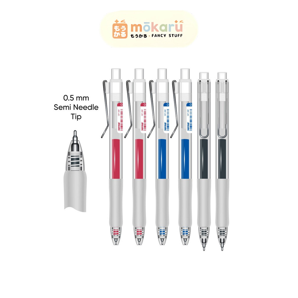 

Joyko Gel Pen 0.5mm GP-369 Metaru Gel Pulpen Gel Pen Semi Needle Tip