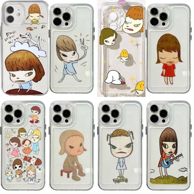 Markas Case Nara Yoshitomo Case Cover For iphone 15 16 Pro Max 11 12 13 14 Pro Max 7 8 Plus 13 Mini 