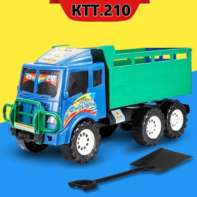 MAINAN TRUCK TRONTON BAN DOBEL KTT210 / MAINAN ANAK TRUCK BAK BESAR MURAH