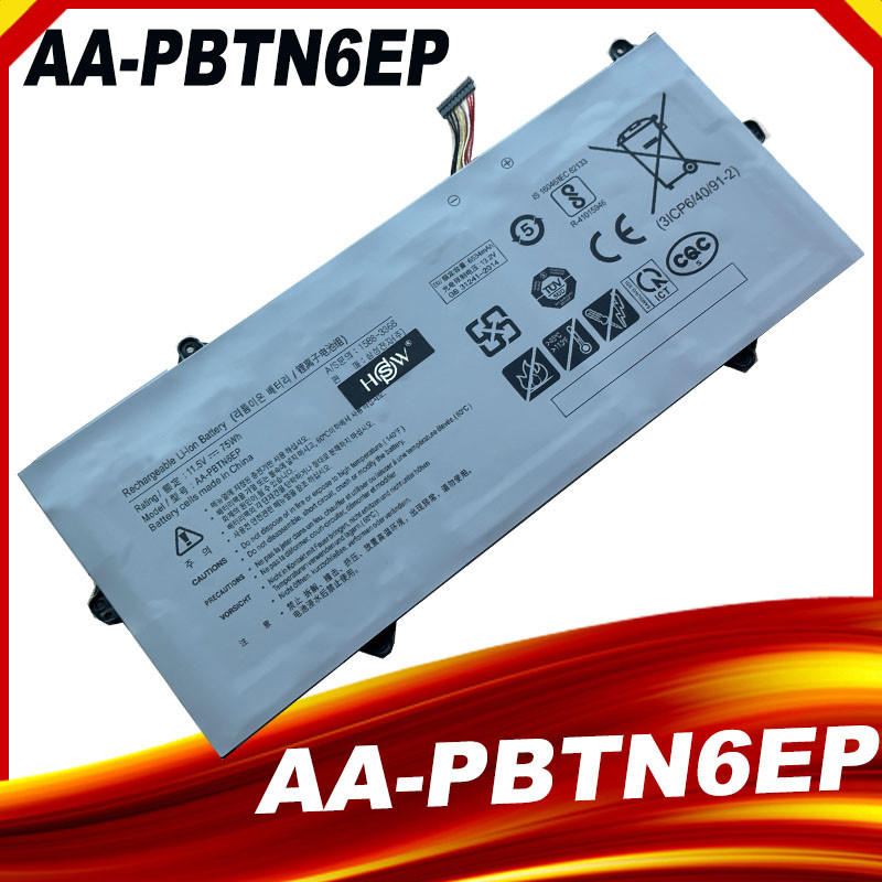 AA-PBTN6EP Laptop Battery For Samsung Notebook 9 PRO NP900X3T NP900X5T-X01US NT950XBE NP900X5T 11.5V