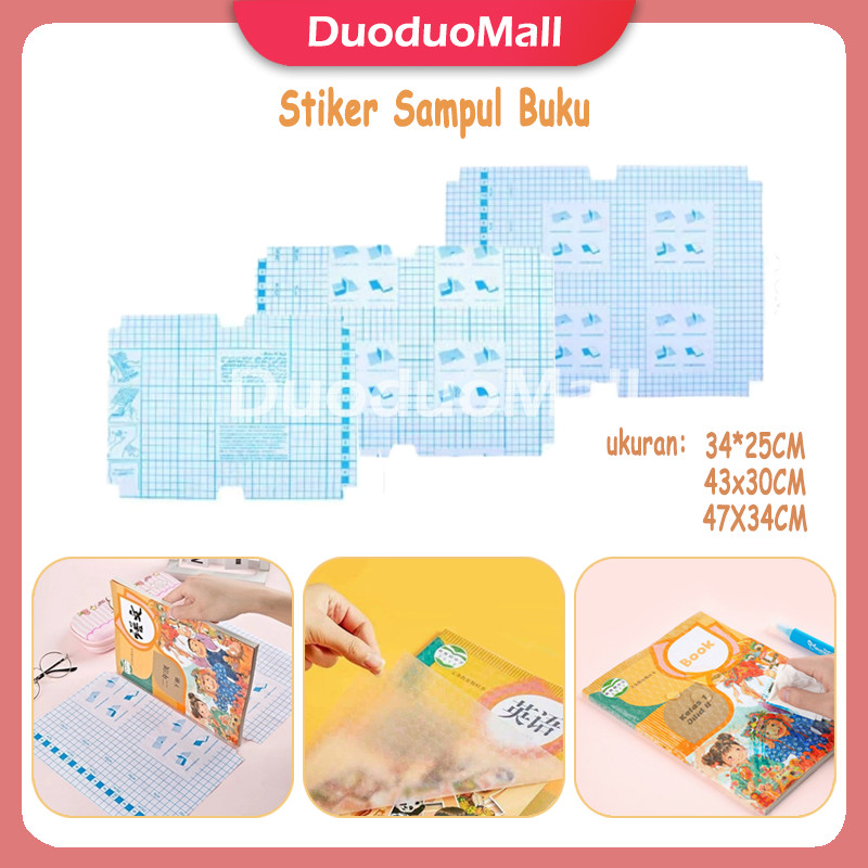 

Stiker Sampul Buku 10 Lembar/Self-Adhesive Book Cover Waterproof Sticker