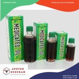 Medicated Oil  Minyak Angin Cina Gosok Urut 12ml, 20ml, 40ml