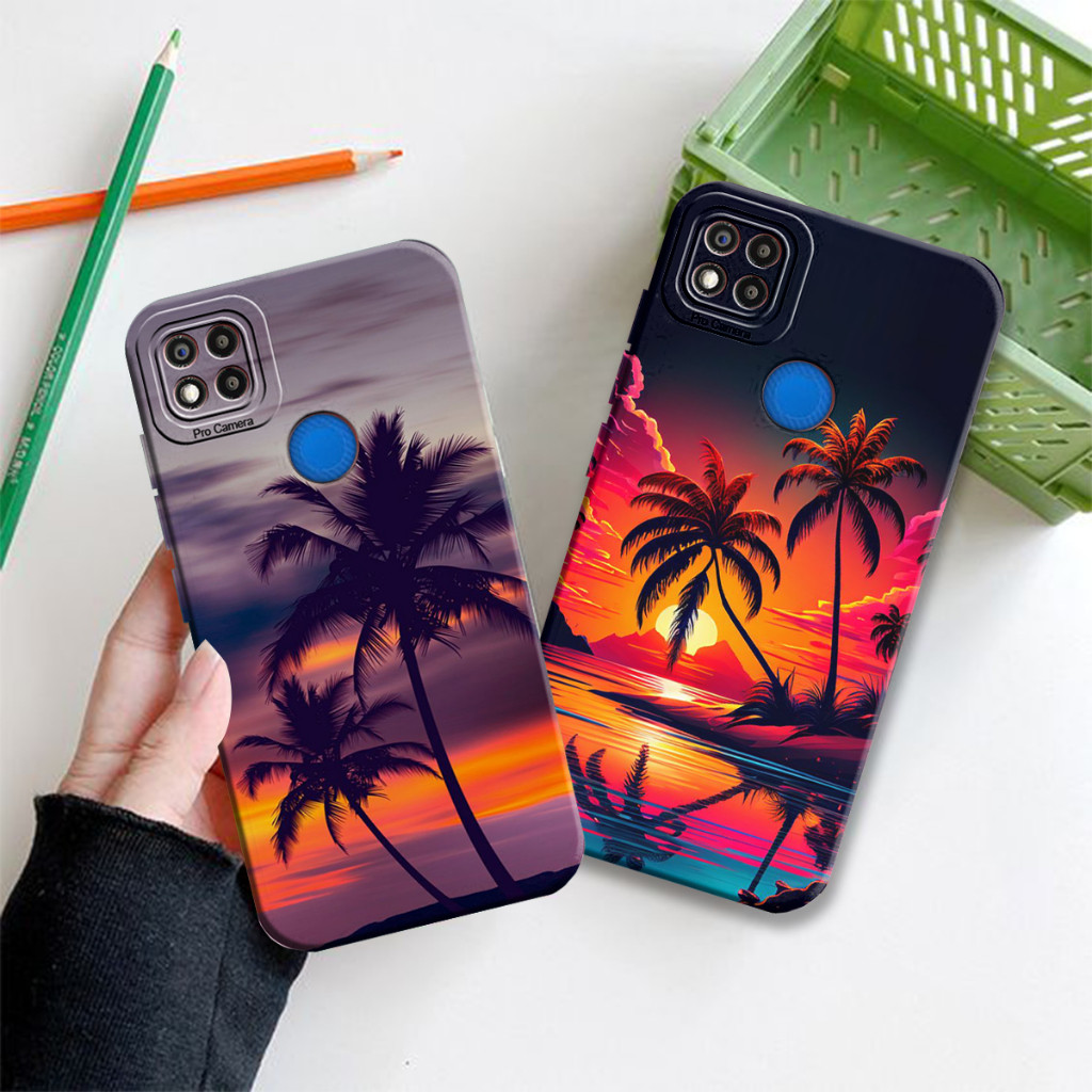 [6] Softcase REDMI 9C /REDMI 10A Panorama Pantai Aesthetic Kekinian - Case Aesthetic - Case Redmi - 