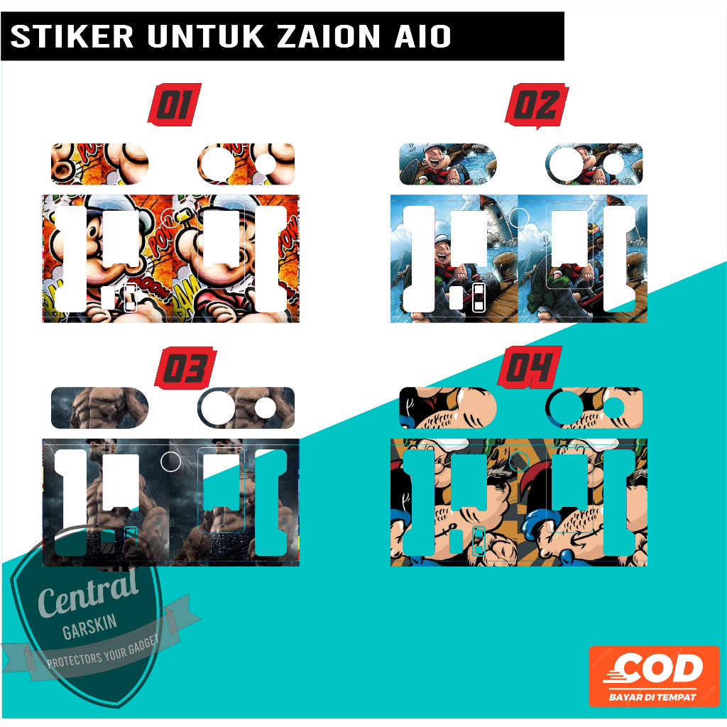 

PROMO STIKER GARSKIN ZAION AIO popeey