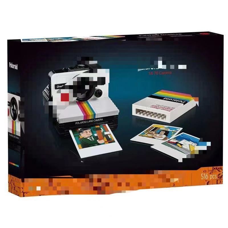 516 particle DIY building blocks SY8001SX-70 camera building blocks educational boys and girls ornam