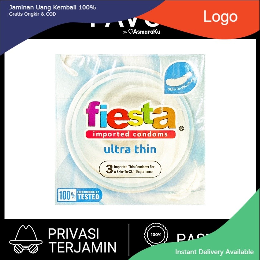 

Kondom Fiesta Ultra Thin isi 3 Pcs - Kondom Paling Tipis