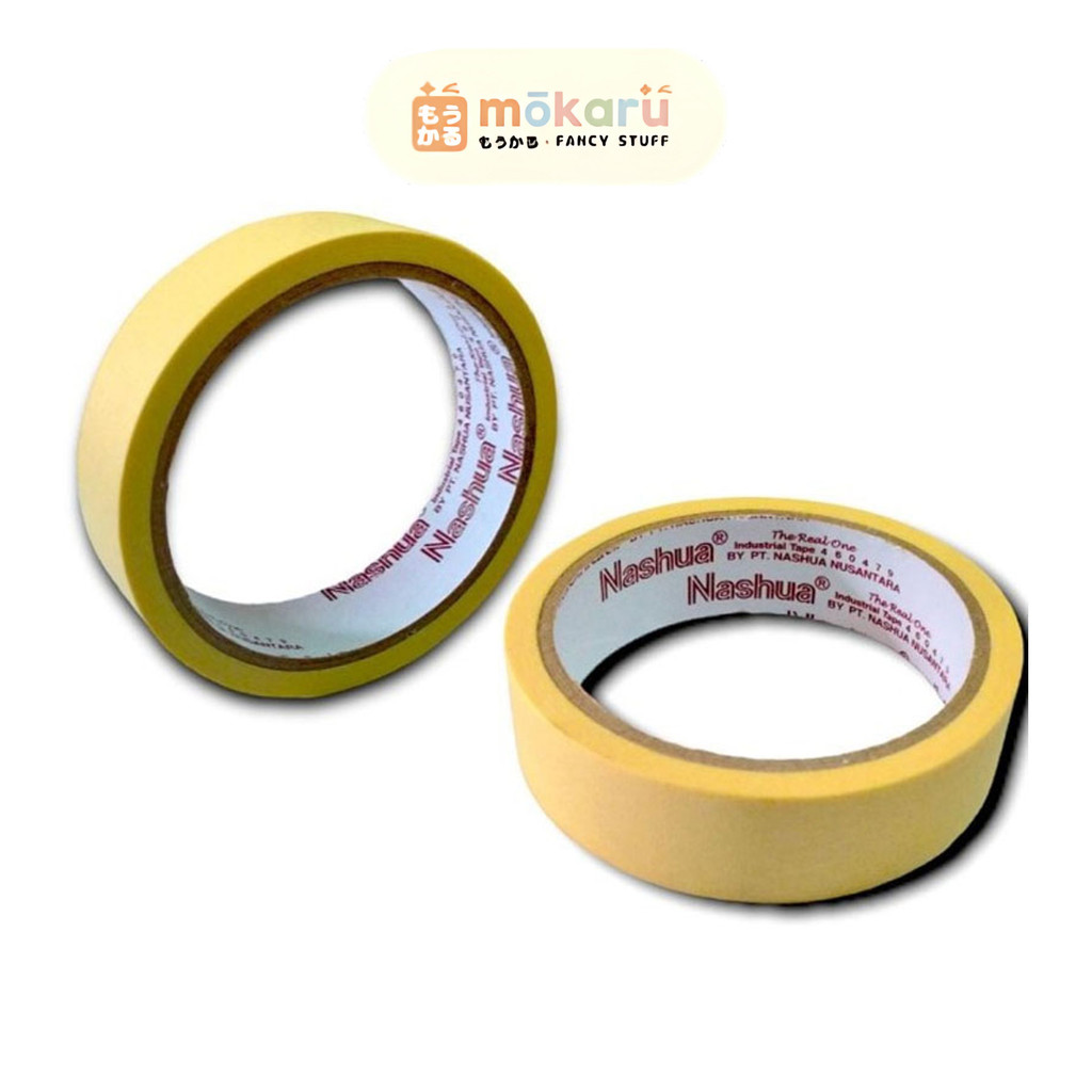 

Nashua Masking Tape 24mm x 21m (Tebal) / Isolasi Kertas Tebal