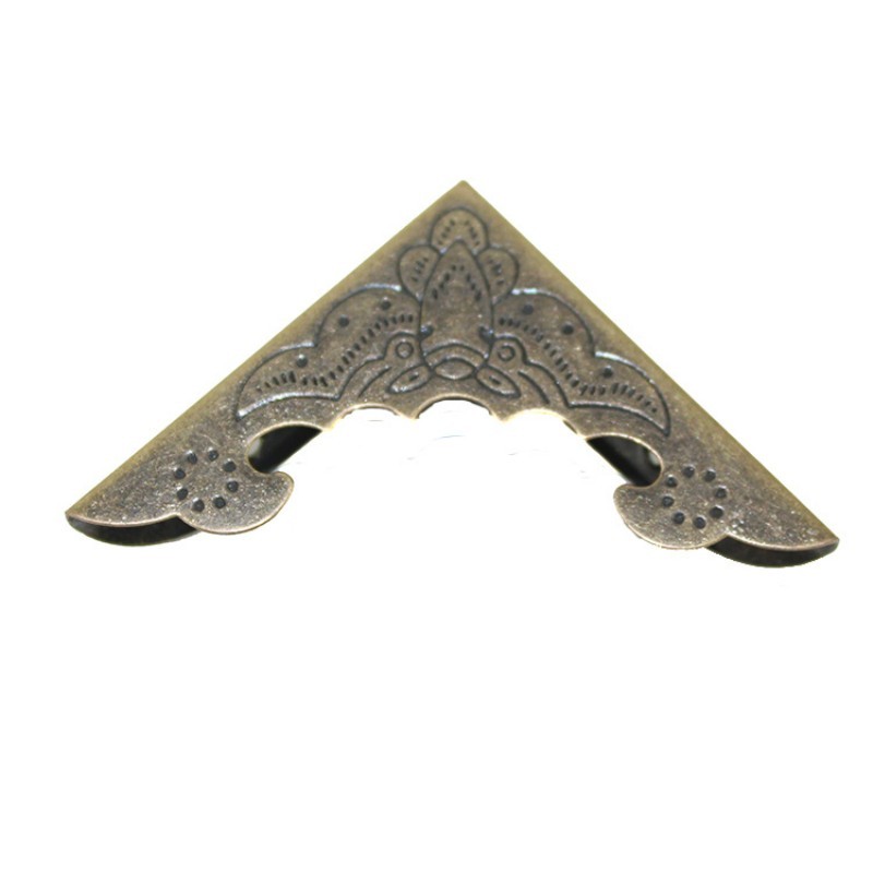 

1PC Bronze Book Scrapbooking Albums Menus Corner Protectors Iron Bat Corners For Books,40*40*4mm,Fit 4mm
