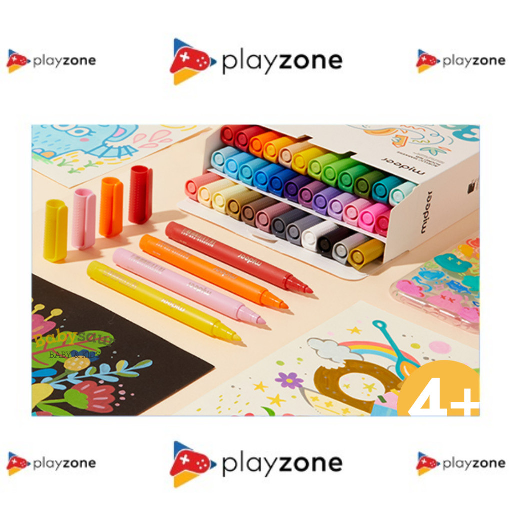 

Acrylic Marker Round Nib Spidol Warna Menggambar Mewarnai Alat Sekolah Anak 4+