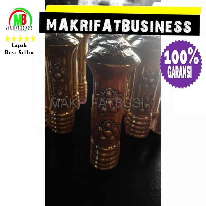 MAKRIFATBUSINESS Kuningan Kepala Tongkat Komando POLRI BRIMOB  RI Model Standart 01