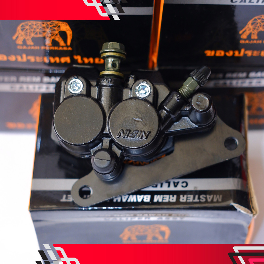 Kaliper Master Rem Cakram Depan HITAM Honda Supra X Nissin