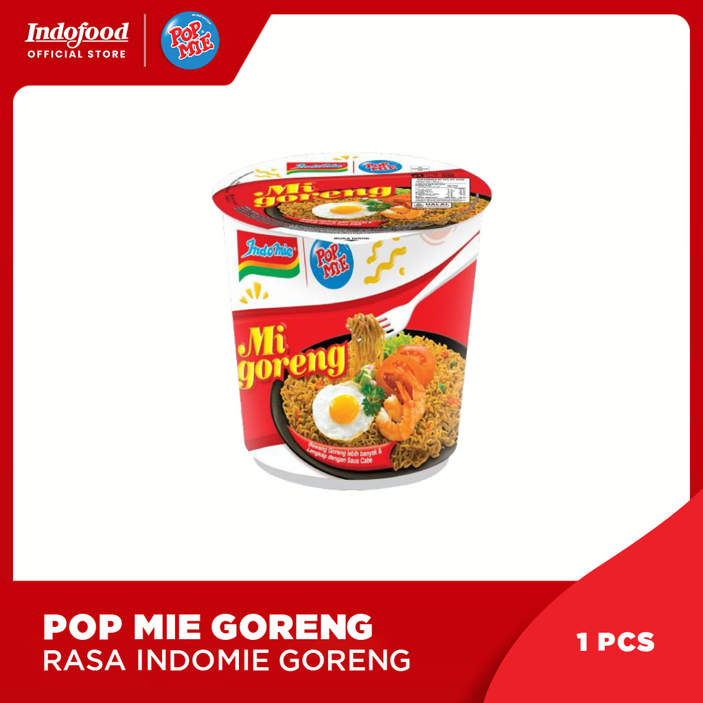 

Pop Mie Goreng Rasa Indomie Goreng 1 Pcs