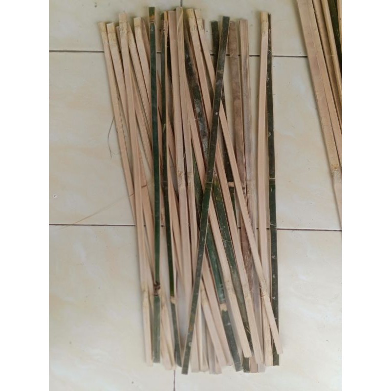 BILAH BAMBU AJIR TURUS TIANG BELAH TANAMAN DAN PAGAR DARI BAMBU APUS KERING