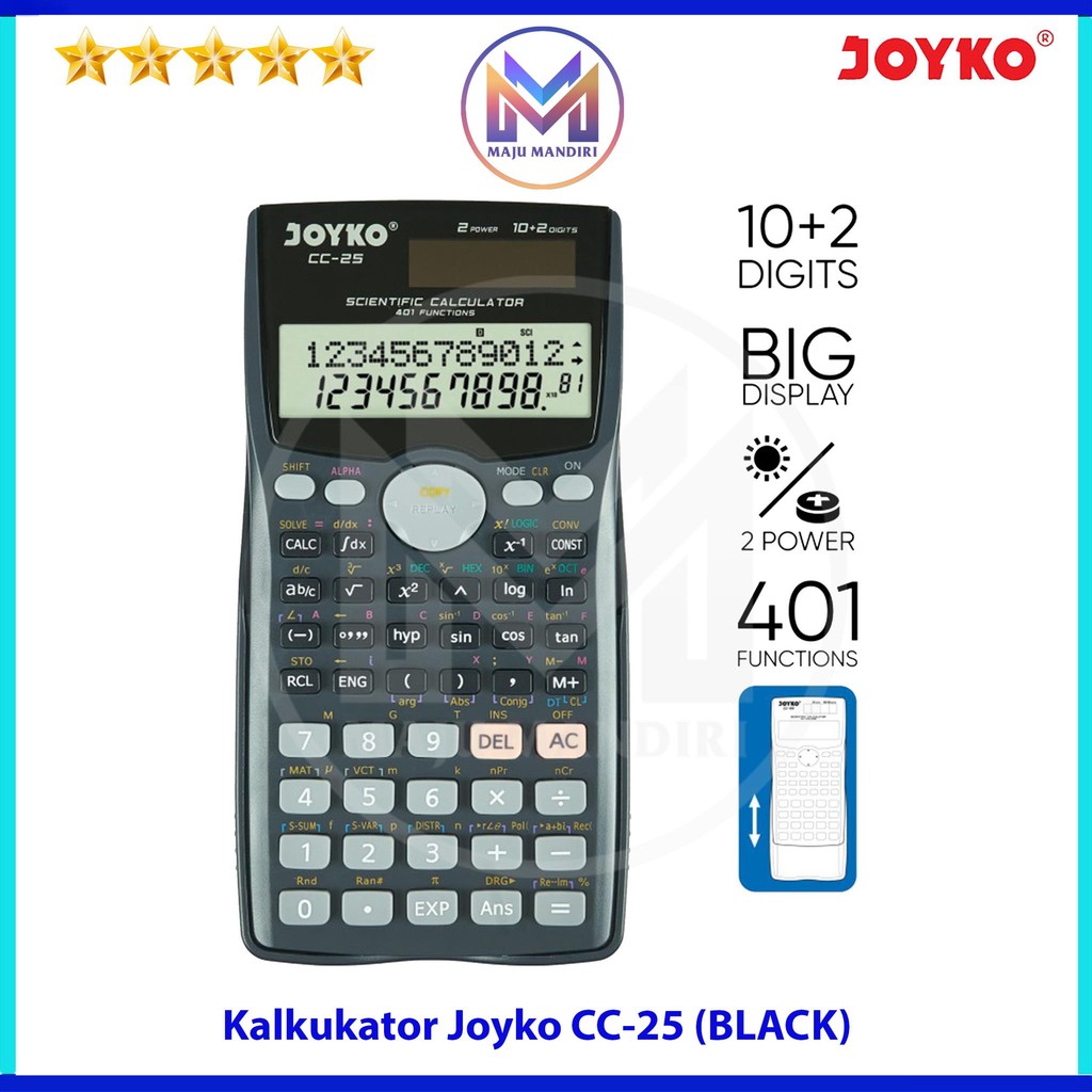 

Kalkulator Joyko CC-25 / Scientific Calculator CC25 Ilmiah