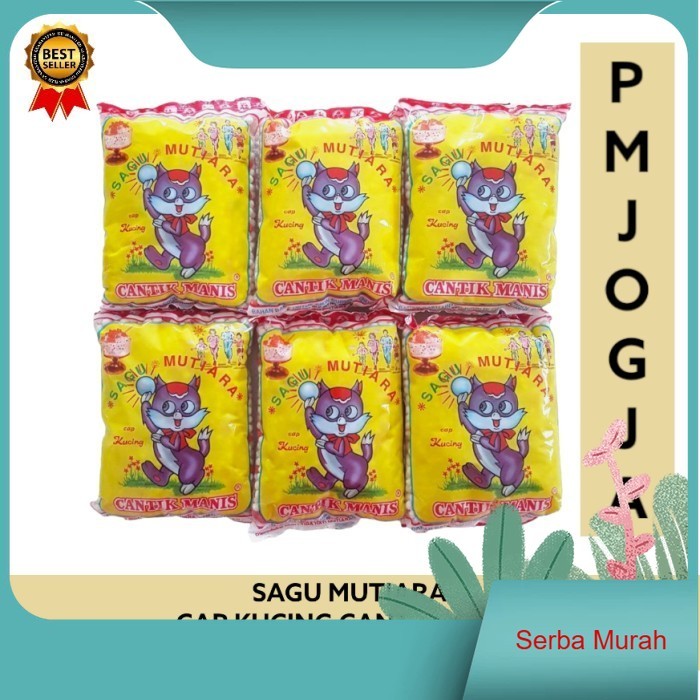 

Sagu Mutiara Cap Kucing Cantik Manis 70 Gram