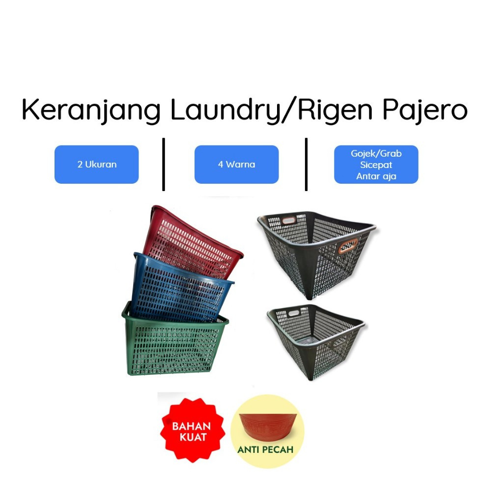 KERANJANG BAJU BESAR SERBAGUNA / RIGEN BAJU/KONVEKSI MURAH - (ELP)