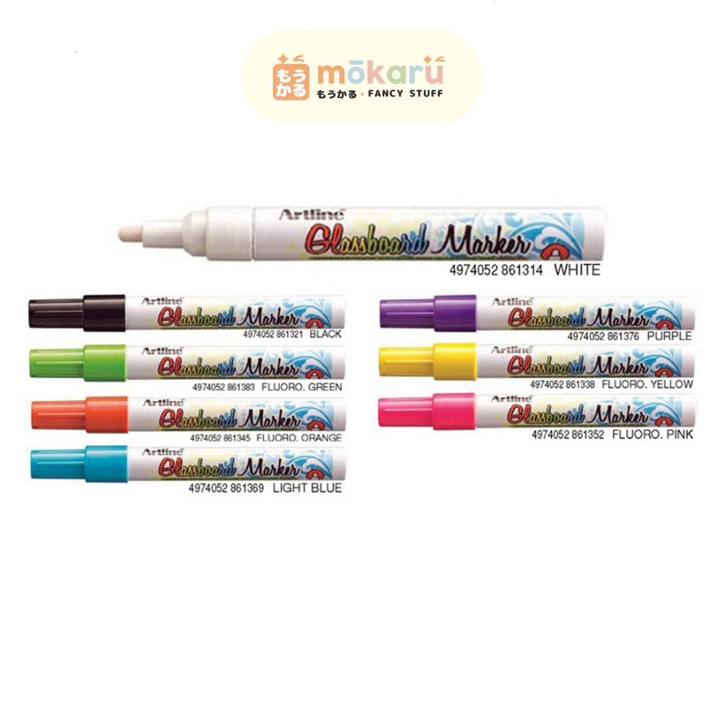 

Artline Spidol Glassboard Marker EPG-4 / Spidol Glassboard Papan Kaca