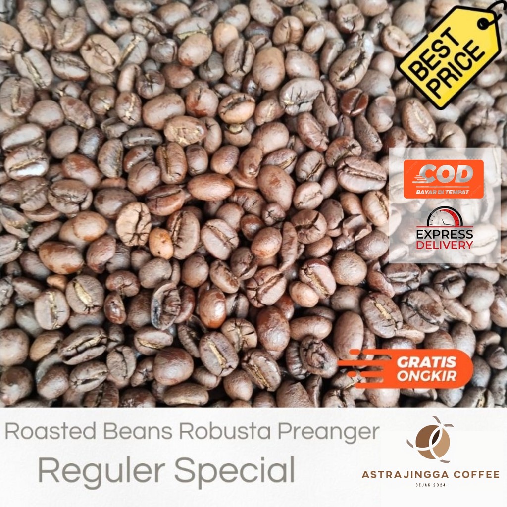 

Grosir Roasted Bean Robusta Roasted Reguler Special Biji Sangrai | Astrajingga Coffee