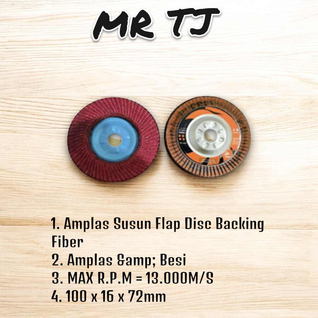 Mata Gerinda Amplas Besi 4 Inch