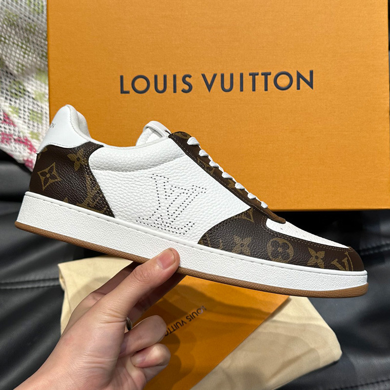 Louis Vuitton/Louis Vuitton Men's Shoes New LV Old Flower Board Shoes Men's Lace up Sports and Leisu