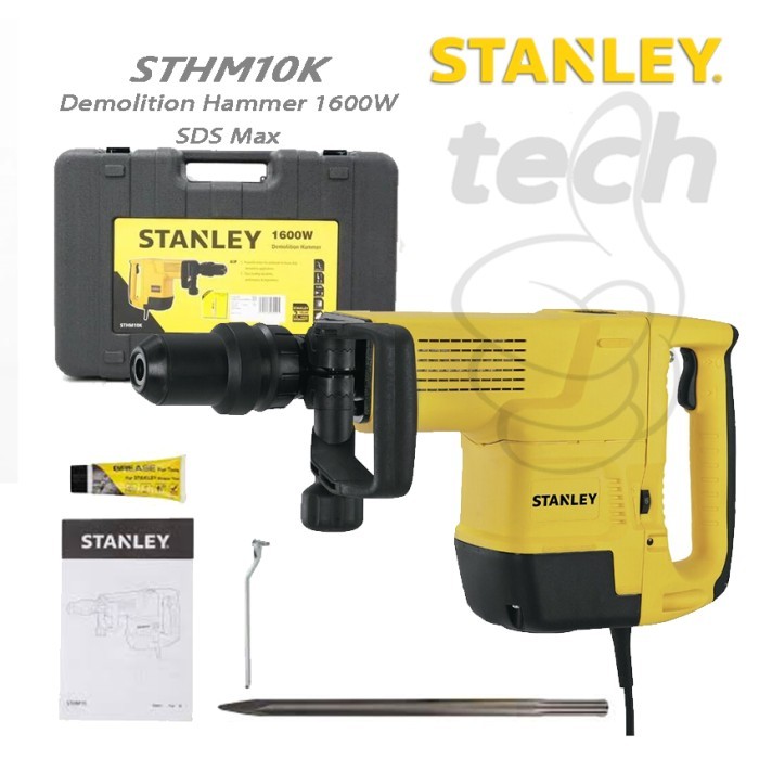 Mesin Bobok Beton Demolition Hammer 1600W Stanley STHM10K STHM 10 K