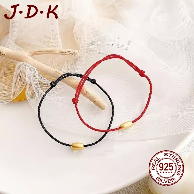 JDK Tali Merah Emas Gelang Beras Kecil Untuk Pasangan Pria Dan Wanita