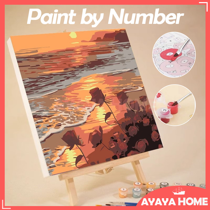 

Aesthetic Series DIY Digital Painting Kit/20X20cm Canvas Painting By Number