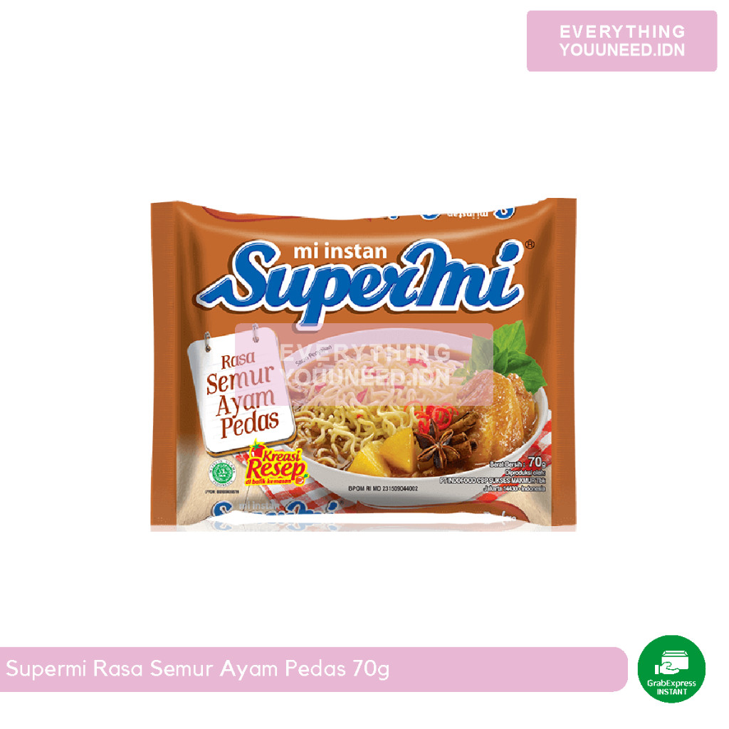 

Supermi Rasa Semur Ayam Pedas 70g