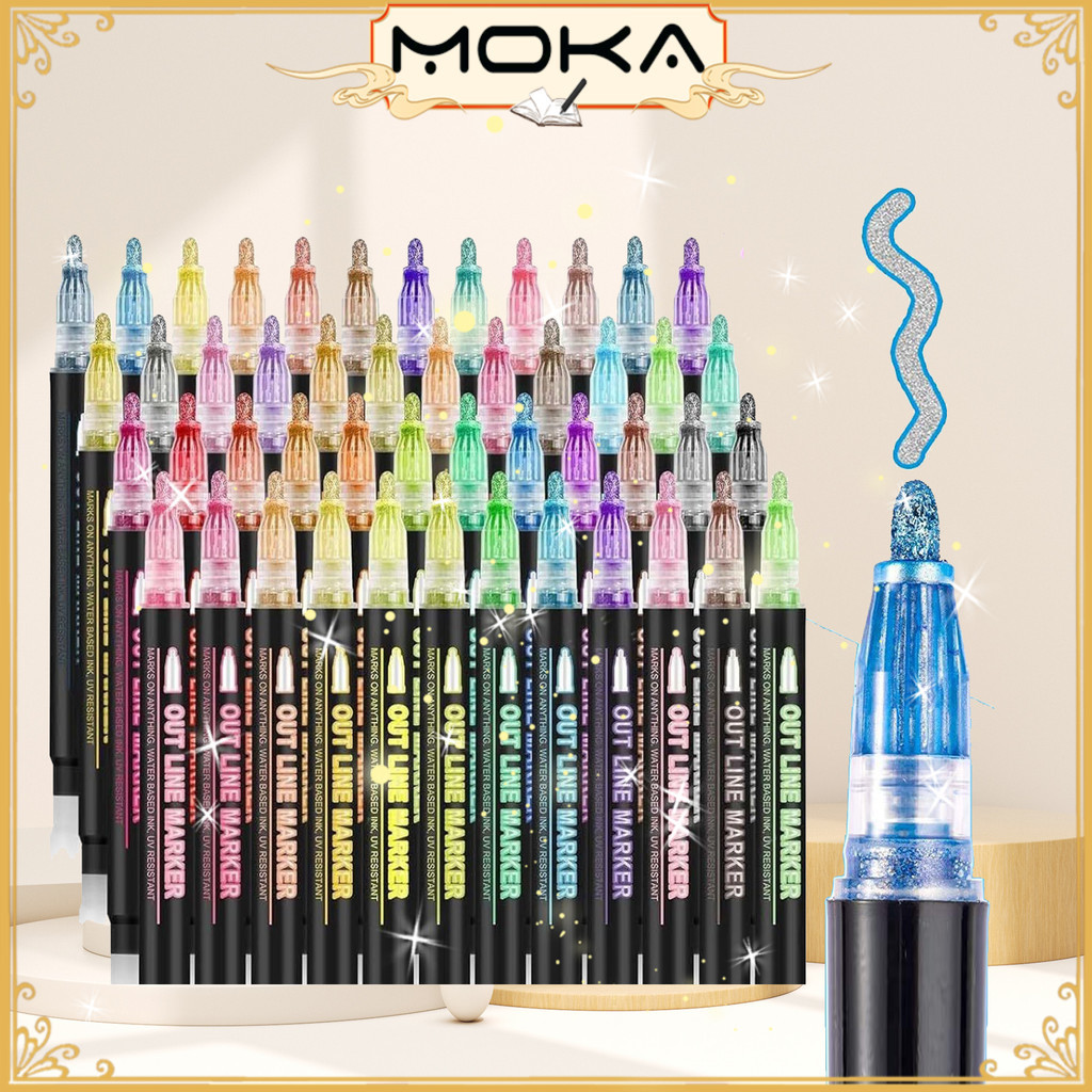 

MOKA SPIDOL OUTLINE UNTUK MEMBUAT GRAFITTI ISI 8 PCS WARNA BERBEDA DAN MEMILIKI TINTA METALIK MKP126