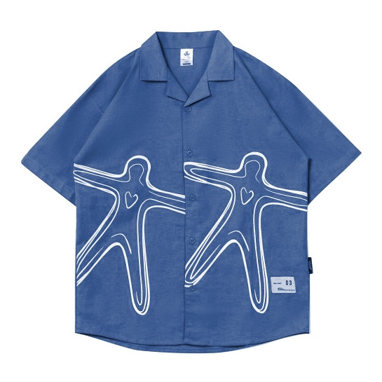 JAVAJONES Linen Shirt Human | Kemeja Linen Pria Wanita