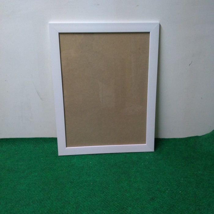 frame poto pigura poto 12r ukuran 30x40cm - Putih, 12r 30x40