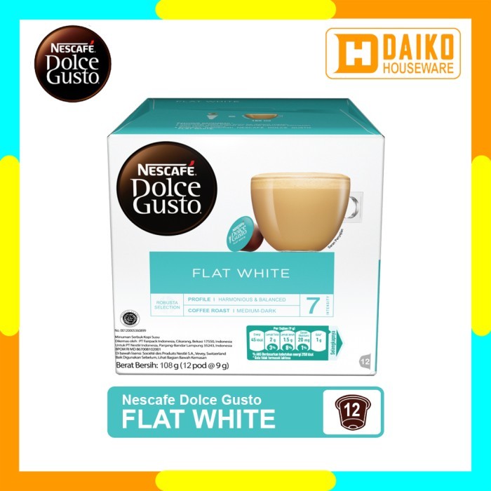 

PROMO TERBAIK!!!! Capsule NDG Nescafe Dolce Gusto & Starbucks 1 Box All Varian Rasa - NDG FLAT WHITE