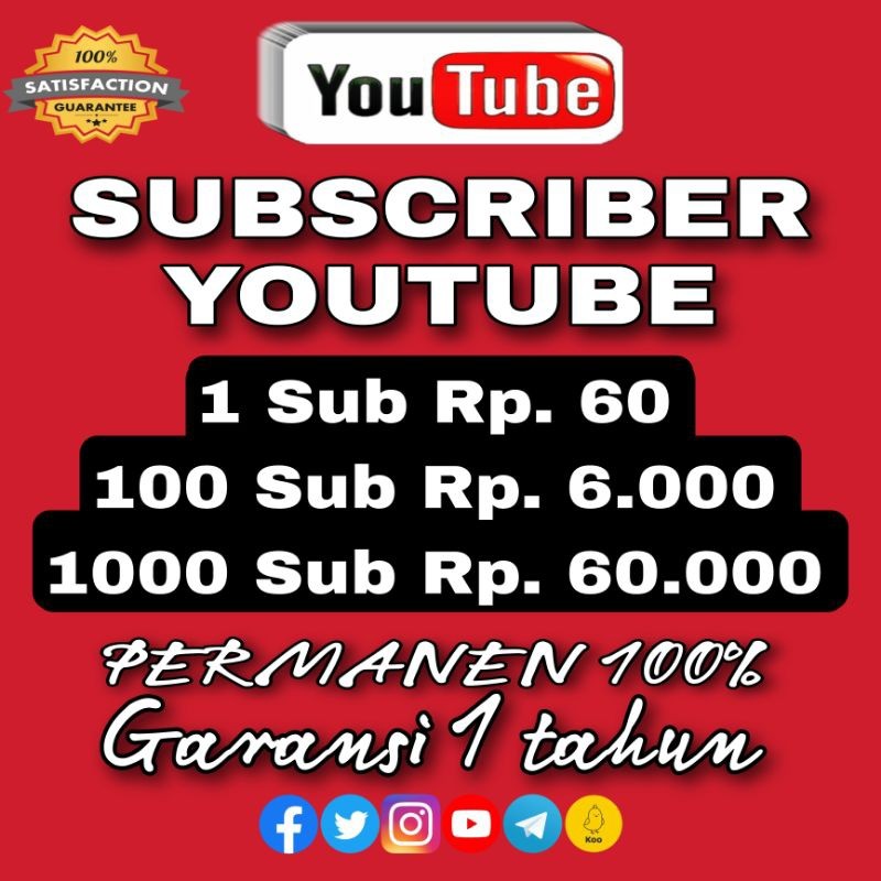 JASA SUBSCRIBERS YOUTUBE UNTUK MONETISASI SUBSCRIBER YOUTUBE PERMANEN