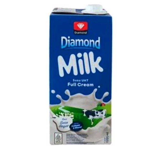 

Susu UHT Diamond Full Cream 1 Liter -BEST SELLER-