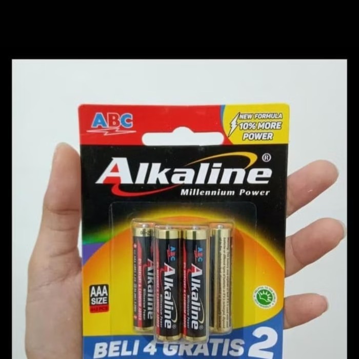 

batteray alkaline a3 isi 6