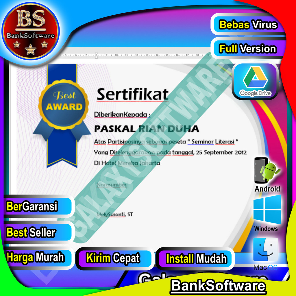 43 Template Ms. Word Sertifikat Elegan Pilihan desain grafis - Bank Software