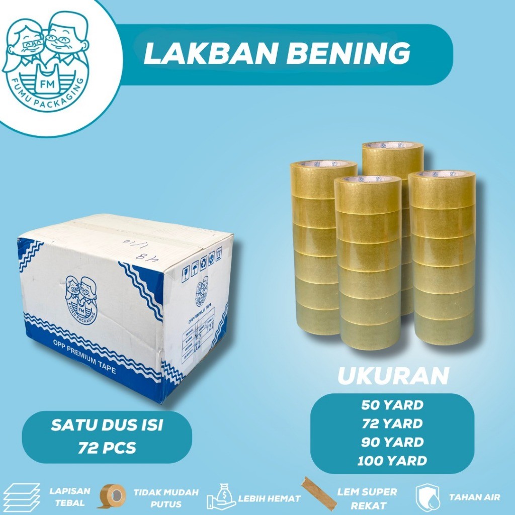 

Lakban bening premium