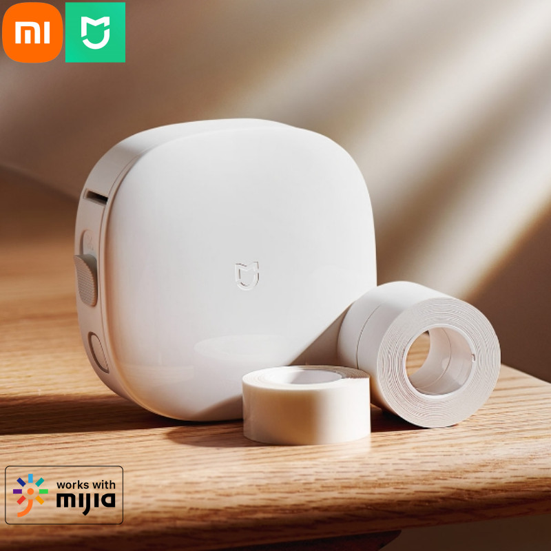 

Xiaomi Mijia Label Printer No Ink Editable Waterproof Oilproof Label Smart Tag Reminder Direct Thermal Work For Mihome App