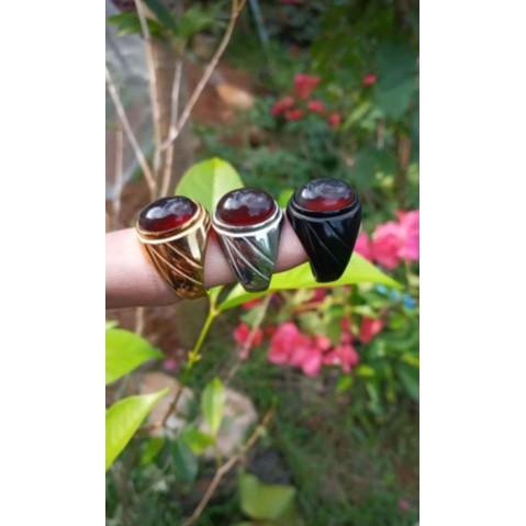 CINCIN BATU AKIK GETAH KATILAYU ASLI  ALAM/BUAT MANCING IKAN