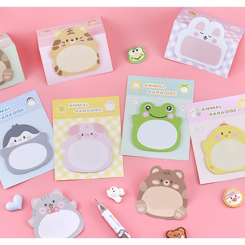 

Sticky notes fat animal memo tempel lucu